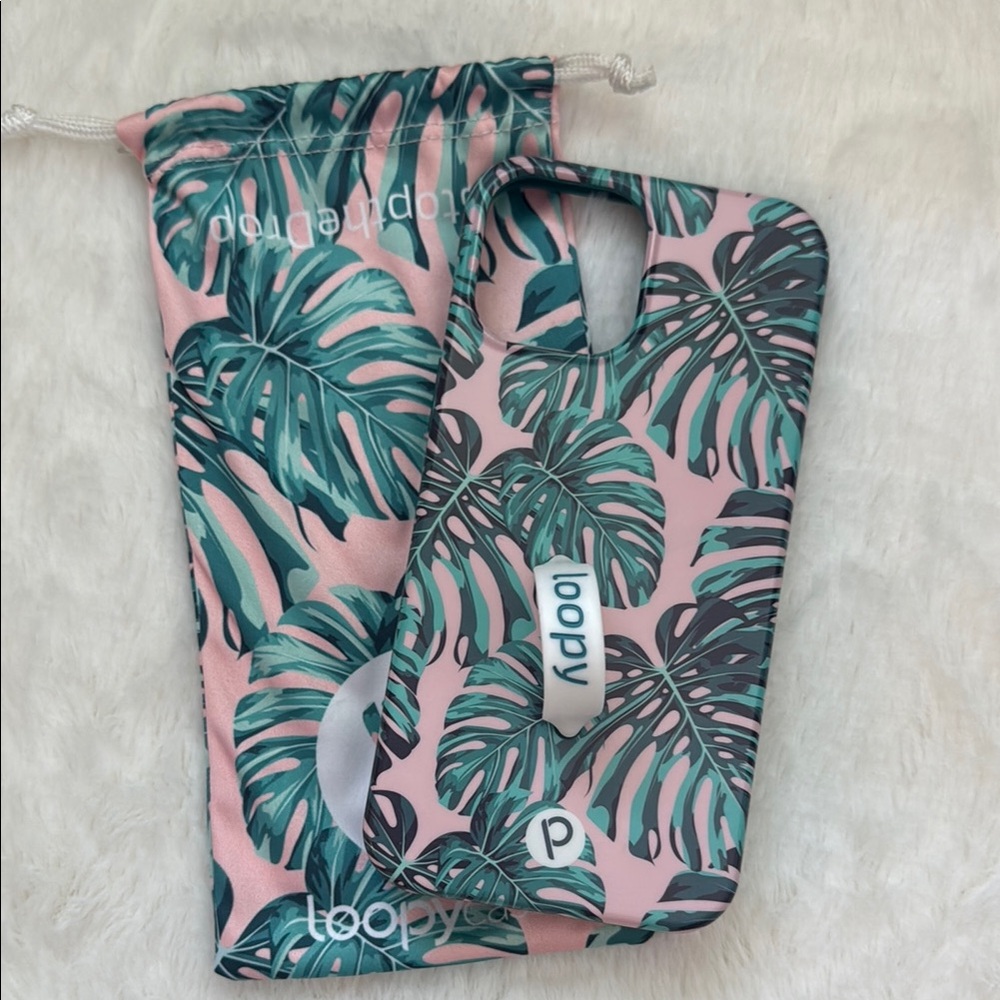 Loopy Case with Pouch for IPhone 12 Pro Max Tropical